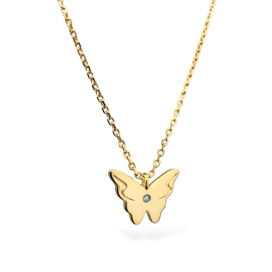 COLLAR ESSENTIAL BLUE GOLD